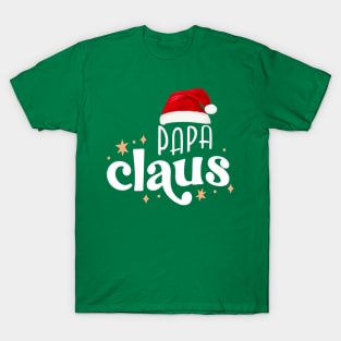 Christmas Family Pajamas Papa Claus T-Shirt